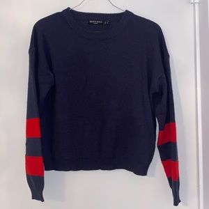 Navy sweater red stripes ⚡️SEND BEST OFFER⚡️